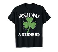 Irlandés Yo era una Pelirroja Trébol de trébol del día de Camiseta