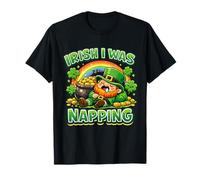 Irlandés Yo Estaba Siesta Divertido Duende San Patricio Camiseta