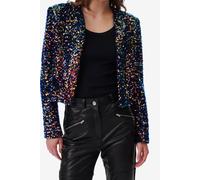 IRO Paris Daphne Jacket Shiny Blue Multico Talla: 38 | Chaquetas Outlet | Mujer | Azul