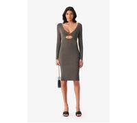 IRO Paris Eugenia Dress In Stone Grey Talla: M | Mini Vestidos Outlet | Mujer | Gris