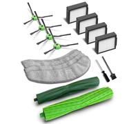 iRobacc 16 Accesorios para Robot Aspirador iRobot Roomba Combo J7+/J9+ Plus - 2 Cepillos Ruedas, 4 Cepillos Laterales, 4 Filtros HEPA, 4 Paños de Limpieza
