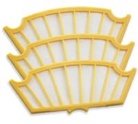 iRobot 11690 Compatible 81501 Roomba-Filtro de Aire para Serie 500/600 (3 Unidades), Poliéster, Blanco
