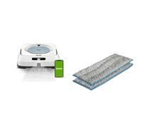 iRobot M613440 Braava Jet friegasuelos Conectado, Pulverizador a presión y navegación Avanzada + 4643570 Paños Lavables 2 x Reutilizables, Piezas Originales