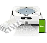 iRobot M613440 Braava Jet - Robot friegasuelos Conectado, Pulverizador a presión y navegación Avanzada + Pack de 7 paños Desechables para Pasar la mopa en seco