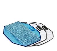 iRobot - Piezas auténticas - Paños de Microfibra Mixtos para Braava Serie 300 - Blanco (2X) y Azul (1x) - Reutilizables