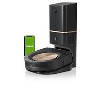 iRobot Robot Aspirador Roomba s9+ Conectado a WiFi con Vaciado automático - Tecnología PerfectEdge® con Cepillo para Esquinas y Dos cepillos de Goma Multisuperficie más Anchos - Aumento de Potencia