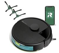 iRobot Roomba 105 Combo Robot Aspirador y Friegasuelos 7000Pa Negro + Pack 3 Cepillos