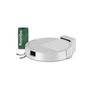 iRobot Roomba 115 Combo, Robot Aspirador y friegasuelos 2 en 1, Potencia de succión de 15000 Pascales, Cepillo Lateral Flexible, Mopa de fregado extendida, Navegación Clearview LiDAR, App, Blanco