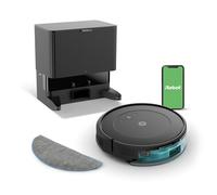 iRobot Roomba Combo 2 Essential y Base AutoEmpty con autovaciado para 60 días, Negro, 2en 1, 4 Fases Limpieza, Potente aspiración y fregado, 4 Niveles succión, Recarga y reanuda, App