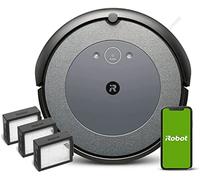 iRobot Roomba i3152 - Robot Aspirador con mapeo, Wi-Fi y Dos cepillos de Goma multisuperficie, óptimo por Mascotas + Roomba Pack de 3 filtros