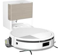 iRobot Roomba MAX 775 Combo Base AutoWash multifunción y Agua Caliente, 30.000 Pascales, Rodillo PowerSpin Extensible,Cubierta Protectora, 2 cepillos, Fregado/Secado con Calor, LiDAR 3D con IA,Blanco