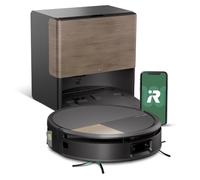 iRobot Roomba Max 775 Combo Base AutoWash multifunción y Agua Caliente, 30.000 Pascales, Rodillo PowerSpin Extensible, Cubierta Protectora, 2 cepillos, Fregado/Secado con Calor, LiDAR 3D con IA, Negro