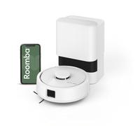 iRobot Roomba Mini Robot Aspirador y Friegasuelos con Base AutoEmpty (hasta 90 días), Navegación LiDAR, Aspiración 7000Pa, Diseño Compacto para Espacios Reducidos, App, Mopas perfumadas, Blanco