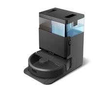 iRobot Roomba Plus 405 Combo con Base AutoWash multifunción y autolimpiable, Lavado y Secado mopas DualClean elevables, Clearview LiDAR, 75 días de autovaciado, Doble fregado con SmartScrub, App