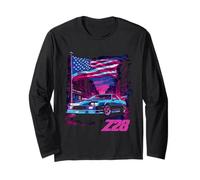 IROC, IROC-Z Muscle Car American Muscle Retro Z28 de los 80 Manga Larga
