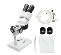 IROEJT Accesorios para microscopios de Laboratorio, microscopio estereoscópico Binocular 20X 40X, Herramienta para reparación de teléfonos móviles, Compuesto para soldar PCB, mi
