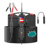 IROEJT Herramienta de diagnóstico y monitorización de baterías de Coche de 12V/24V, sonda de Potencia, probador de circuitos, escáner eléctrico automotriz Integrado, detección r