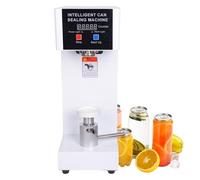 IROEJT Máquina selladora de Vasos, 5 Piezas/min, máquina selladora de Vasos automática, máquina cerradora de latas eléctrica, máquina selladora y tapadora de latas, co，White