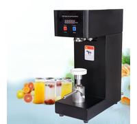 IROEJT Máquina selladora de Vasos, máquina selladora automática Inteligente de latas, llenadora y cerradora Manual rotativa de Botellas de Pet, selladora de latas de c，Black
