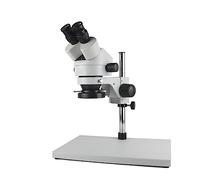 IROEJT Microscopio Binocular estereoscópico Industrial con Aumento de 3,5X a 90x y 56 Luces LED Ajustables, Ideal para soldar teléfonos y Reparar.，7X45X White