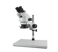 IROEJT Microscopio Binocular estereoscópico Industrial con Aumento de 3,5X a 90x y 56 Luces LED Ajustables, Ideal para soldar teléfonos y Reparar.，3.5X90X White