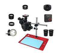 IROEJT Microscopio de observación USB de 38 MP H_DMI, cámara Digital, Zoom estéreo trinocular simultáneo de 3,5X a 90X para Soldadura de PCB y reparación de Joyas.