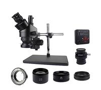 IROEJT Microscopio Digital USB con cámara simulfocal, trinocular, estéreo, para la Industria de la Soldadura y la reparación, fácil de Usar.，3.5X90X 38MP