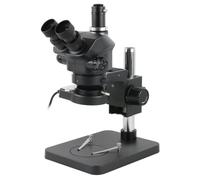 IROEJT Microscopio estereoscópico trinocular con Zoom Continuo y Aumento Focal para Soldadura de PCB de teléfonos