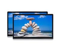 IROEJT Monitor para reposacabezas con Pantalla táctil IPS de 13,3"/14" con Doble HDMI para Coche, Reproductor de vídeo y música para Asientos Traseros, Radio FM y Bluetooth. Fác，14 Inch 2G32G2P