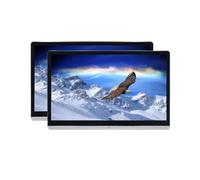 IROEJT Monitor para reposacabezas con Pantalla táctil IPS de 13,3"/14" con Doble HDMI para Coche, Reproductor de vídeo y música para Asientos Traseros, Radio FM y Bluetooth. Fác，14 Inch 8G128G2P