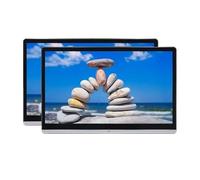 IROEJT Monitor para reposacabezas con Pantalla táctil IPS de 13,3"/14" con Doble HDMI para Coche, Reproductor de vídeo y música para Asientos Traseros, Radio FM y Bluetooth. Fác，14 Inch 4G64G2P