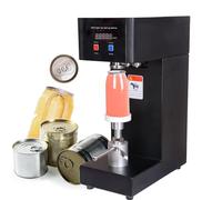 IROEJT Selladora de Vasos, Selladora automática de latas, Selladora eléctrica de latas, Selladora de latas de Jugo, té con Burbujas y Cerveza, Cerradora de latas - Diá，Black