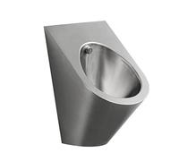 IROEJT Urinario, Urinario de Descarga Comercial para Hombres, Urinario de Acero Inoxidable de Alta eficiencia para Montaje en Pared, Urinario antidesbordamiento, Inodo,Stainless Steel Urinal