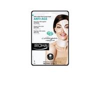 Iroha 100% Cotton Face & Neck Mask Collagen-Antiage 1 Un