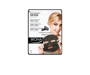 Iroha Detox Charcoal Black Tissue Facial Mask 1Use 1 Un