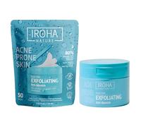 IROHA NATURE - Discos Tónico Exfoliantes | Cosmética Coreana para Piel Acnéica | Atenúa Imperfecciones y Mejora la Textura | Exfolia, Mejora textura y Reduce Granos | 50 Discos Biodegradables