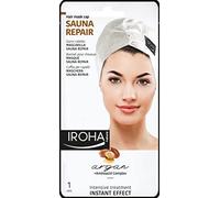 IROHA NATURE - Gorro mascarilla argán cabello seco | 15 ml | Formato de un solo uso, efecto sauna, sérum impregnado, sin parabenos, no testado en animales