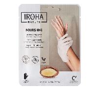 Iroha Nature - Guantes Mascarilla Nutritivos | Aceite de Argán y Macadamia | Nutrición Intensa para Manos Secas | 93% Ingredientes Naturales | Vegano