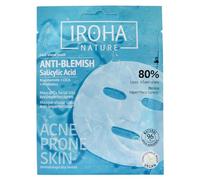 IROHA NATURE - Mascarilla Anti-Imperfecciones | Cosmética Coreana Seborreguladora | Con Ácido Salicílico, Niacinamida y Cica | Para Piel Mixta a Grasa | Previene y reduce los granos