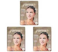 Iroha Nature - Mascarilla Facial Tisú Reafirmante y Anti-Edad con Phyto Retinol y Péptidos | Firmeza y Elasticidad | Resultados en 15 Minutos | Cruelty-Free (Paquete de 3)