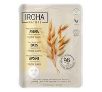 IROHA NATURE - Mascarilla Hidratante Calmante Avena | Cosmética Coreana para Piel Sensible | Hidratación Profunda y Confort | Vegana y 100% Biodegradable