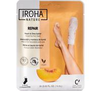 Iroha Nature Mascarilla Pies Melocotón Manteca de Karité 2 uds