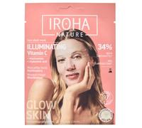 Iroha Nature Mascarilla Tejido Vitamina C Pura + Ácido Hialurónico 1 ud