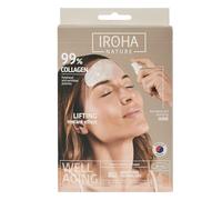 IROHA NATURE - Parches Frente 99% Colágeno (3 Parches + Bruma 20 ml) | Efecto Lifting Inmediato | Antiarrugas e Hidratación Intensiva con 99% Colágeno y Ácido Hialurónico | K-Beauty