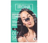 Iroha Nature Tiras Nariz Anti Puntos Negros 5 uds