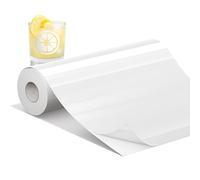 IROHTV Vinilo Adhesivo Blanco, 30,5cm×1219cm Vinilo Permanente para Cricut y Todas Las Maquinas De Corte, Vinilo Adhesivo Permanente DIY Tazas De Bricolaje, Muebles, Cristal, Metal