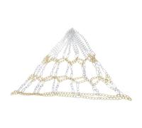 Iron Basketball Net with Protective Coating | Heavy Duty Chain Replacement for Indoor/Outdoor Courts | Design for Standard Basketball Hoops | Silver Gold Color Options