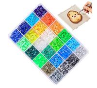 Iron Beads - 24 Color Fuse Beads Craft Set, 5mm 2000PCS DIY MeltingBeads Kit, Handmade Craft Bead Set | Creative FusionBeads for Kids, Teens & Adults Art Projects, Home, School, Hobby, Summer Camp