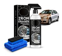 Iron Eraser Iron and Rust Remover Spray for Car Wheels, Paint, Brake Dust, and Metal Surface Cleaning, Automotive Care (1pcs)