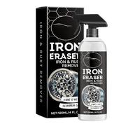 Iron Eraser Rust Remover Spray, Iron Powder Remover for Car Wheels & Metal Surfaces, Smooth Finish Care (1pcs)